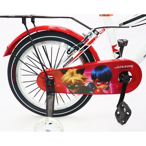 دوچرخه اورجینال کودک سایز 16 طرح دختر کفشدوزکی و گربه سیاه مدل جونیور JUNIOR_اسباب بازی دوچرخه