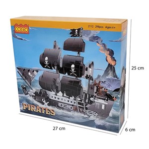 لگو کریتور کشتی دزدان دریایی کوگو 298 قطعه مدل CoGo 2112_اسباب بازی لگو