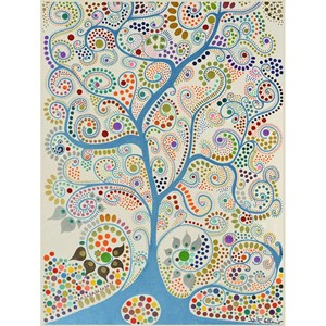 پازل 1500 قطعه راونزبرگر Ravensburger طرح درخت آبی جک اوتانیو_اسباب بازی لگو