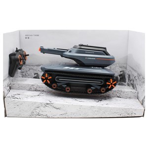تانک کنترلی شارژی موزیکال با قابلیت پرتاپ تیر ژله ای کد 6615_اسباب بازی ماشین کنترلی