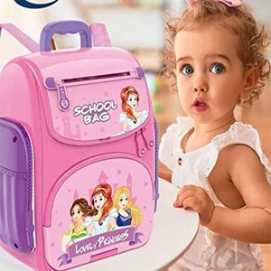 قلک مدل كوله پشتي رمزدار موزیکال طرح پرنسس School Bag Cash Box Musical_کیف و کوله پشتی