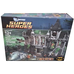لگو دی سی فرار جوکر از بیمارستان آرکام 1619 قطعه مدل Super Hero 7124_اسباب بازی لگو