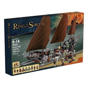 لگو کریتور کشتی دزدان دریایی ارباب حلقه‌ ها 756 قطعه مدل Pirate Ship 99502_اسباب بازی لگو