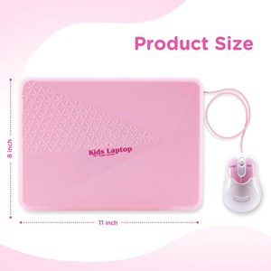 لپ تاپ آموزشی 48 کاره صورتی Kids' educational laptop_اسباب بازی دیجیتال و هوشمند