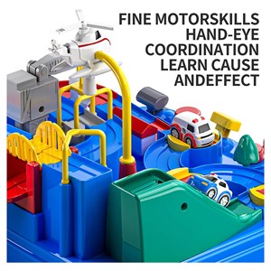 کیت ماشین بازی همراه با هلیکوپتر و 2 عدد ماشین_اسباب بازی ماشین