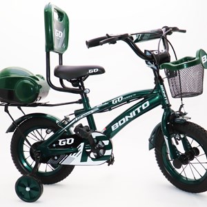دوچرخه شهری کودک سایز 12 رنگ سبز مدل بونیتو GO_اسباب بازی دوچرخه