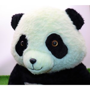 عروسک پولیشی اورجینال خرس پاندا بزرگ فندق بدست 70 سانتی_اسباب بازی عروسک دخترانه