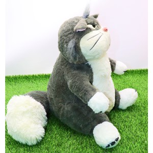 عروسک پولیشی اورجینال گربه لوسیفر بزرگ 50 سانتی_اسباب بازی عروسک دخترانه