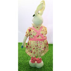 عروسک پولیشی اورجینال خرگوش دختر پا تلسکوپی 68 سانتی_اسباب بازی عروسک دخترانه