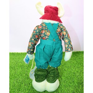 عروسک پولیشی اورجینال خرگوش پسر پا تلسکوپی 45 سانتی_اسباب بازی عروسک دخترانه