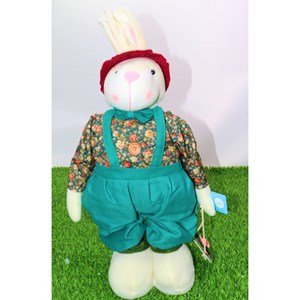 عروسک پولیشی اورجینال خرگوش پسر پا تلسکوپی 90 سانتی_اسباب بازی عروسک دخترانه