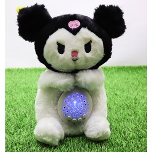 عروسک شب خواب موزیکال و چراغدار کرومی 30 سانتی_اسباب بازی نوزادی