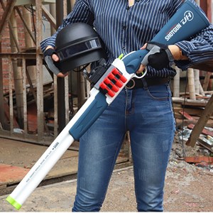 تفنگ اسباب بازی دولول پوکه پران تیر اسفنجی مدل Soft Bullet Toy Gun 2027_اسباب بازی تفنگ