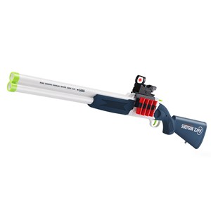 تفنگ اسباب بازی دولول پوکه پران تیر اسفنجی مدل Soft Bullet Toy Gun 2027_اسباب بازی تفنگ