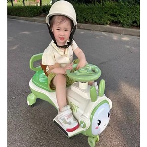 سه چرخه پلاسماکار موزیکال طرح خرگوش (لوپ کار) سبز_اسباب بازی دوچرخه