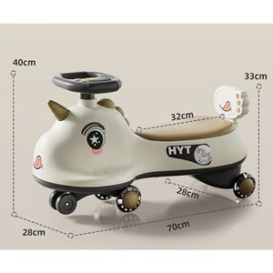 سه چرخه پلاسماکار موزیکال طرح اسب تک شاخ (لوپ کار) صورتی_اسباب بازی دوچرخه