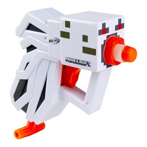 تفنگ اسباب بازی نرف Nerf با تیر اسفنجی مدل ماینکرافت Minecraft رنگ سفید_اسباب بازی تفنگ