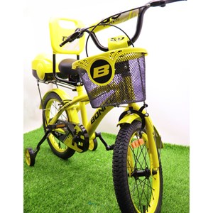 دوچرخه کودک Bonito سایز 16 مدل GO رنگ زرد_اسباب بازی دوچرخه