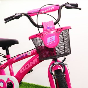 دوچرخه کودک Bonito سایز 16 مدل cool رنگ صورتی_اسباب بازی دوچرخه