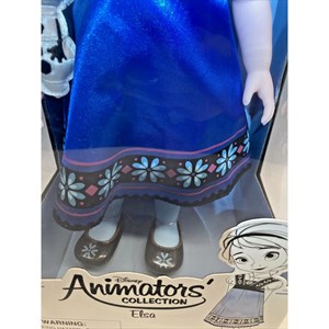 عروسک دیزنی السا 40 سانتی با هدبند مدل Disney Animators' Collection_اسباب بازی عروسک دخترانه