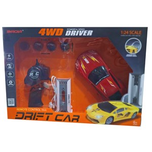 ماشین کنترلی دریفت با ایستگاه شارژ و چرخ‌ های قابل تعویض_اسباب بازی ماشین کنترلی