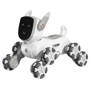 ربات اسباب بازی سگ کنترلی هوشمند با هشت‌ چرخ و چرخش 360 درجه_اسباب بازی ربات