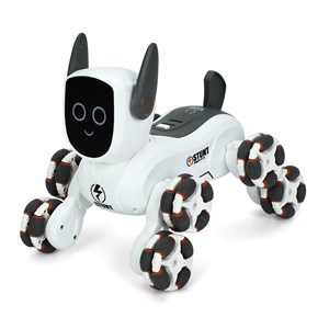 ربات اسباب بازی سگ کنترلی هوشمند با هشت‌ چرخ و چرخش 360 درجه مدل JJRC Q193_اسباب بازی ربات