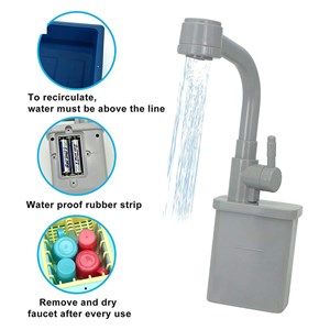 اسباب بازی سینک ظرفشویی 22 قطعه پمپ دار با قابلیت تغییر رنگ ظروف Change color_اسباب بازی لوازم خانگی