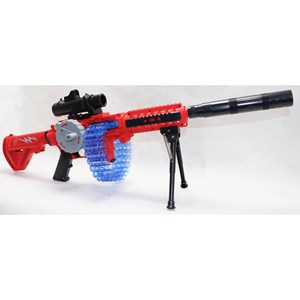 تفنگ اسباب بازی رگباری شارژی تیر اسفنجی همراه با دوربین_اسباب بازی تفنگ