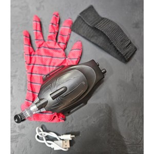 دستکش اسپایدرمن شارژی تار پرتاب کن همراه با لیزر (مرد عنکبوتی)_اسباب بازی تفنگ