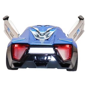 ماشین کنترلی شارژی اسپرت مقیاس 1:10 چراغدار رنگ آبی کد 0855_اسباب بازی ماشین کنترلی