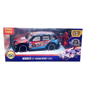 ماشین کنترلی مسابقه‌ ای دودزا طرح هاچ‌ بک مقیاس 1:22 مدل Sport Cars 3714_اسباب بازی ماشین کنترلی