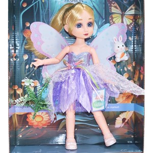 عروسک باربی تمام مفصلی 30 سانتی با لباس فرشته کد 161_اسباب بازی عروسک دخترانه