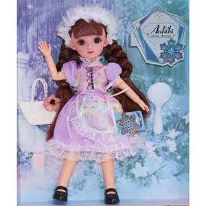 عروسک باربی تمام مفصلی 30 سانتی با لباس پرنسس کد 212_اسباب بازی عروسک دخترانه