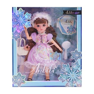 عروسک باربی تمام مفصلی 30 سانتی با لباس پرنسس کد 212_اسباب بازی عروسک دخترانه