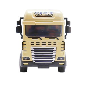 ماشین تریلی فلزی موزیکال با چراغ روشن و کانکس بازشو_اسباب بازی ماشین