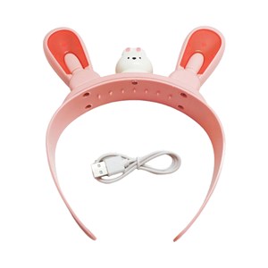 تل سر خرگوشی شارژی موزیکال چراغدار با گوش‌ های متحرک مدل 85039_کیف و کوله پشتی