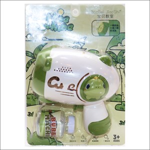 تفنگ اسباب بازی حباب ساز چراغ دار طرح دایناسور مدل 735_اسباب بازی تفنگ