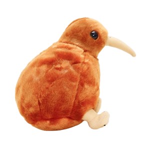 عروسک پولیشی اورجینال پرنده کیوی رنگ قهوه ای 20 سانتی_اسباب بازی عروسک دخترانه