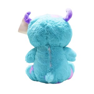 عروسک پولیشی اورجینال خرس کلاه دار آبی فیروزه ای 26 سانتی_اسباب بازی عروسک دخترانه