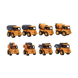 ماشین های اسباب بازی ساختمان سازی مجموعه 8 عددی مدل CONSTRUCT 168_اسباب بازی ماشین