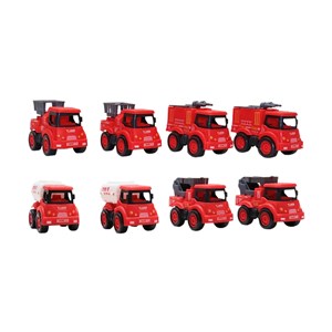 ماشین های اسباب بازی آتش نشانی مجموعه 8 عددی مدل FIRE TRUCK 168_اسباب بازی ماشین
