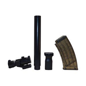 تفنگ اسباب بازی تک تیرانداز پوکه پران تیر اسفنجی با دوربین مدل QBZ95 D020_اسباب بازی تفنگ