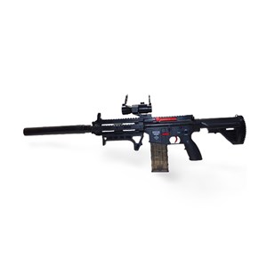 تفنگ اسباب بازی تک تیرانداز پوکه پران تیر اسفنجی با دوربین مدل M416 D018_اسباب بازی تفنگ