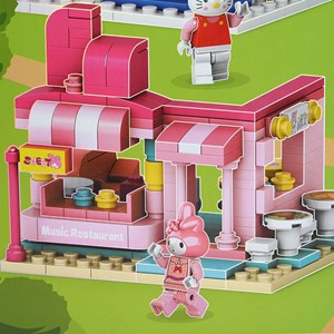 لگو شهر بازی 902 قطعه کرومی، پارک تفریحی سانریو 4 در 1 مدل 11201_اسباب بازی لگو