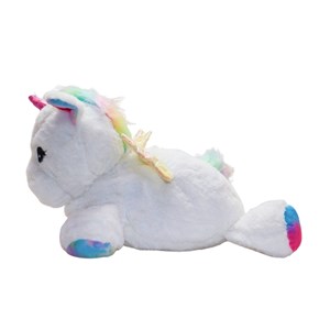 عروسک پولیشی اورجینال اسب تک‌ شاخ با 4 بچه_اسباب بازی عروسک دخترانه