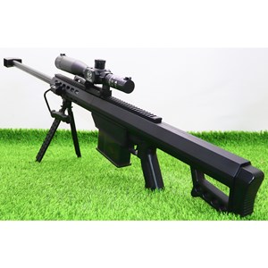 تفنگ اسباب‌ بازی شارژی تیر ژله‌ ای اسنایپر با گلنگدن متحرک و دوربین مدل HD712E_اسباب بازی تفنگ