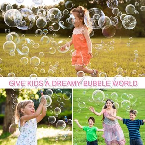 تفنگ اسباب بازی حباب ساز شارژی چراغ دار با 64 سوراخ مدل Rocket Bubble Gun_اسباب بازی تفنگ