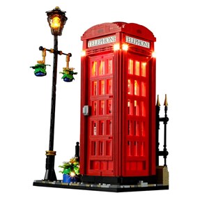 لگو کریتور تلفن قرمز لندن چراغدار 1460 قطعه مدل Red London Telephone Box 14607_اسباب بازی لگو