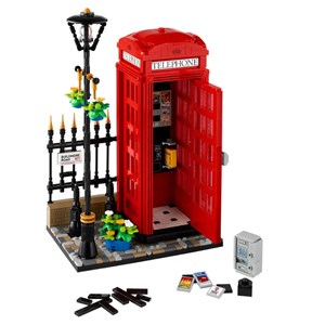 لگو کریتور تلفن قرمز لندن چراغدار 1460 قطعه مدل Red London Telephone Box 14607_اسباب بازی لگو